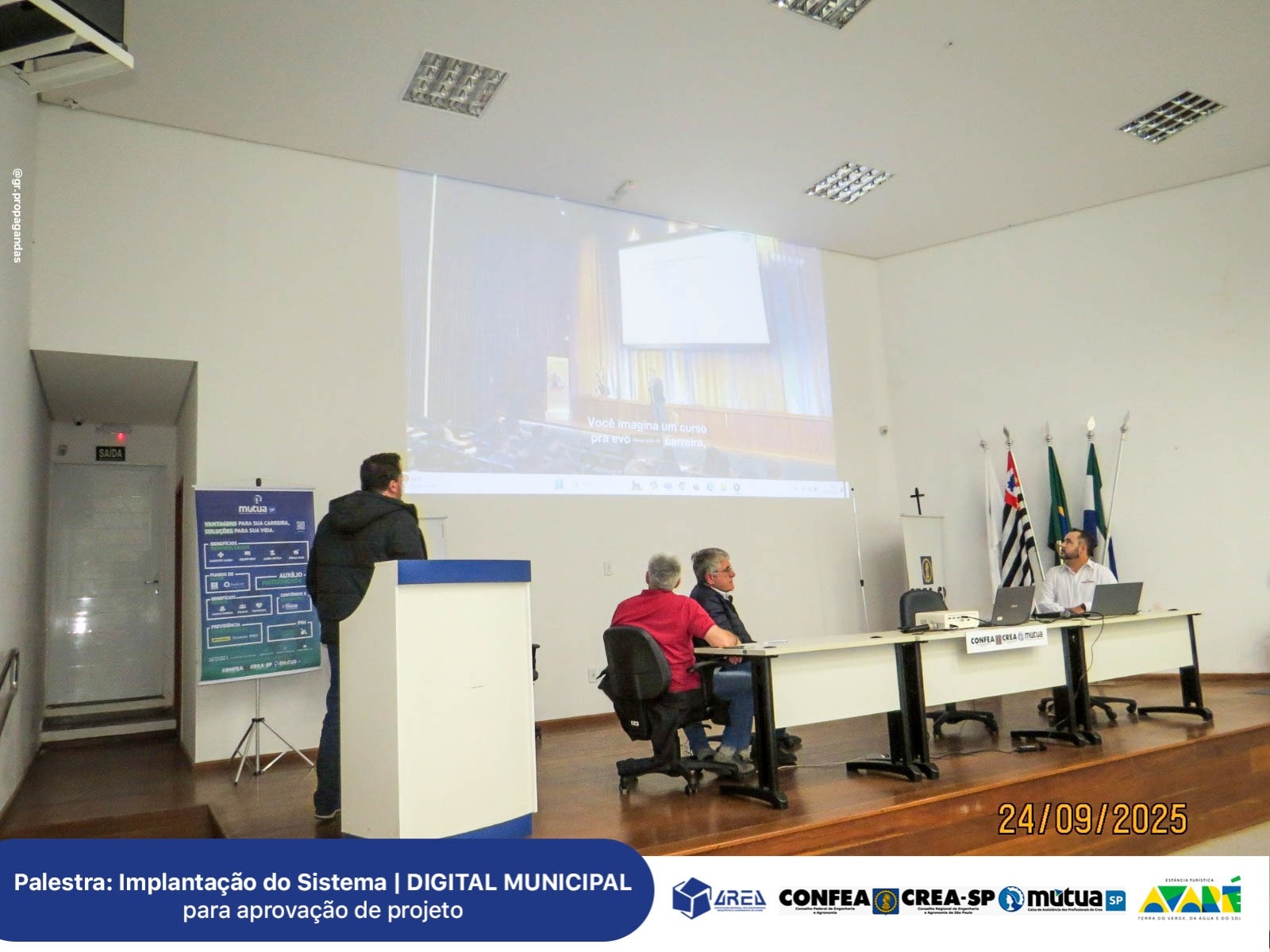Palestra de capacitação sobre o novo Sistema Digital Municipal!